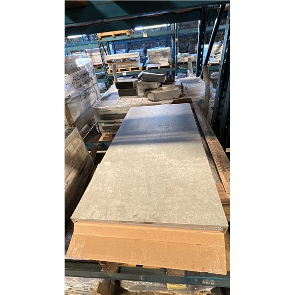 PALLET OF VERDE 1999 GREY 18" X 36" TILE - 3 PCS / 1.215 SQ.M PER BOX APPROX. 14 BOXES