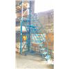 Image 1 : 10' BLUE MOBILE SHOP STAIRS