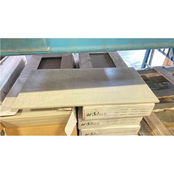 PALLET OF STARSTILE 12X24" TILES IN AF01, 8 PIECES PER BOX, APPROX 34 BOXES