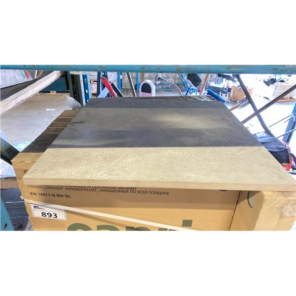 PALLET OF CAPRI 24X24" TILES IN CA-ET2424CM-LE, 2 TILES PER BOX APPROX 32 BOXES