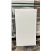 Image 2 : PALLET OF 13X24" TILES IN FLAT GLOSSY WHITE - 1.61 SQ.M PER BOX 8 PIECES PER BOX, APPROX 60 BOXES