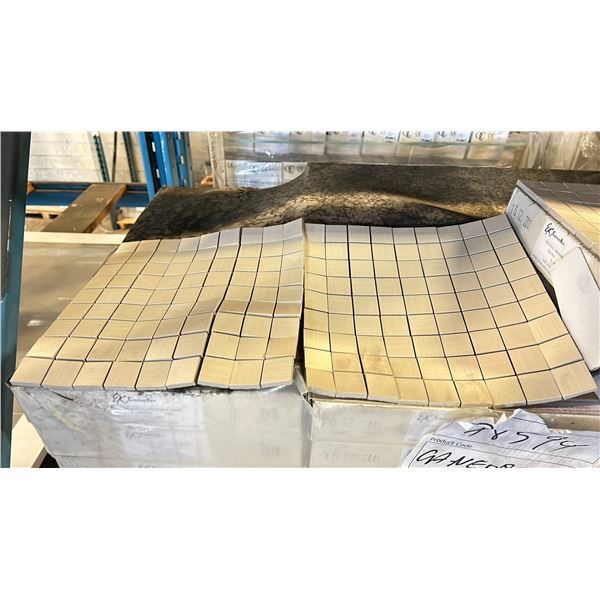 PALLET OF EK 12X12" MOSAIC TILES IN GA-NEO125M-EK, 7 PIECES PER BOX, APPROX 40 BOXES