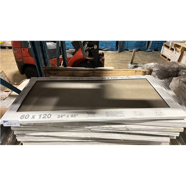 PALLET OF 24X48" TILE IN MOOV MOKA 60, 2 PIECES PER BOX APPROX 33 BOXES