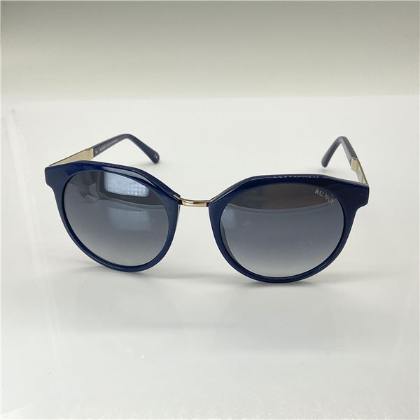 Balmain Paris Sunglasses BL2523 04 Blue and Gold Tone