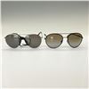 Image 1 : 2pc Aviator Style Sunglasses, Smoke X Mirrors & Tod's