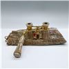 Image 2 : 2pc Lemarie Fabi Mother of Pearl Opera Glasses and Pouch