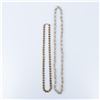 Image 1 : 2pc Unique Gold Metal Chain Necklaces
