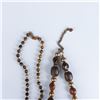 Image 3 : 2pc Vintage Tigers Eye and Lucite Gold Tone Necklaces