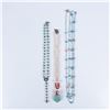 Image 1 : 3pc Costume Jewelry, Turquoise Stone Necklaces