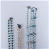 Image 3 : 3pc Costume Jewelry, Turquoise Stone Necklaces