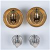 Image 2 : 2 Pairs of Carolee Gold and Silver Toned Clip On Earrings