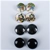 Image 1 : 8pc Floral Clip On Earring Set