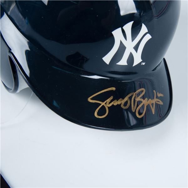 Scott Brosius Autographed New York Yankees Mini Helmet