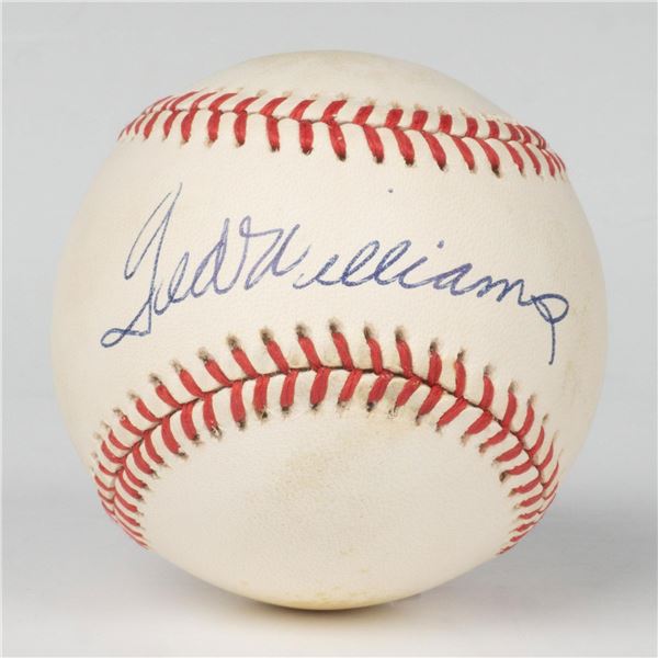 Ted Williams Autographed Rawlings Baseball