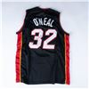 Image 1 : Shaquille O'Neal Signed Black Heat Jersey w/COA
