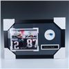 Image 1 : Brady & Gronkowski Patriots Signed Framed Photo Plaque w/COA