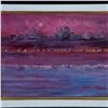 Image 2 : Roberto Brewer, Original Oil on Canvas, Sunset, Signed