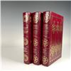 Image 2 : Set of 3 Leather Bound Books, Christopher Columbus