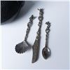 Image 2 : 4pc Unity Cast Iron Tea Pot and Italian Tea Utensils