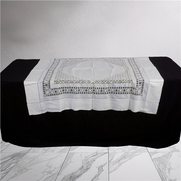 14pc Vintage Crocheted Table Linens