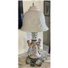 Image 3 : Large 30" Meissen German Porcelain Lamp