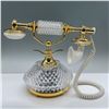 Image 2 : Vintage Cut Crystal Telephone