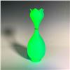 Image 1 : Green Opaline Uranium Glass Vase