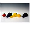 Image 1 : 5pc Czech Point Bohemian Glass Fruit Replicas