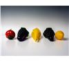 Image 3 : 5pc Czech Point Bohemian Glass Fruit Replicas