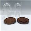 Image 2 : 2pc Glass Dome Display