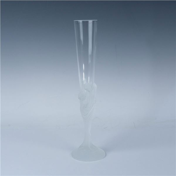 Erte Crystal Champagne Flute, Majestique