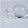 Image 2 : 2pc Swarovski Crystal Swan Figurine and Crystal Paperweight
