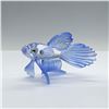 Image 1 : Swarovski Crystal Figurine, Blue Siamese Fighting Fish