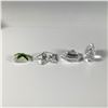 Image 2 : 4pc Swarovski Crystal Aquatic Figurines