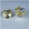 Image 1 : Swarovski SCS 2004 Yellow Heart and Crystal Butterfly Set