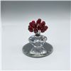 Image 1 : Swarovski Crystal Figurine, Vase of Roses