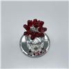 Image 2 : Swarovski Crystal Figurine, Vase of Roses