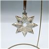 Image 1 : Swarovski Crystal Figurine, SCS Gold Christmas Ornament