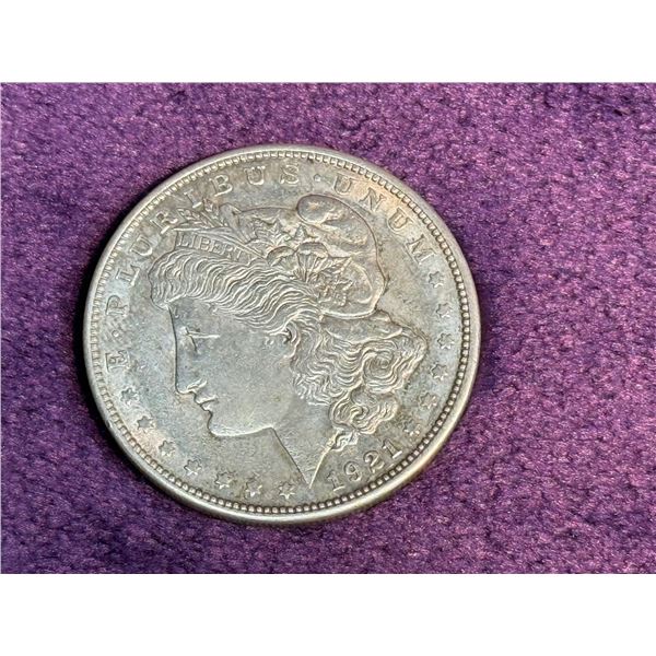 MORGAN SILVER DOLLAR - 1921D