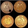 Image 2 : [4] 1864-1907 Indian Head Cent HIGH GRADE