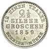Image 2 : 1859 Prussia Silver 2 1/2 Groshen MS