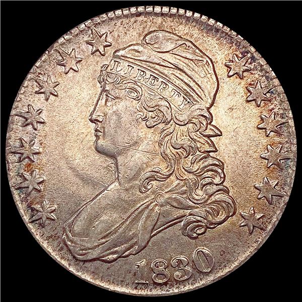 1880 Capped Bust Half Dollar LIGHTLY CIRCULATED