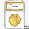 Image 1 : 1907 $20 Gold Double Eagle PGA MS64