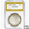 Image 1 : 1878 7/8 TF Morgan Silver Dollar PGA MS63