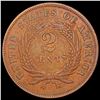 Image 2 : 1865 Two Cent Piece NEARLY UNCIRCULATED