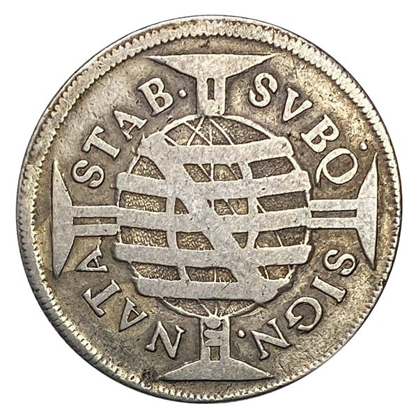 1698 Brazil Silver 960 Reis  XF