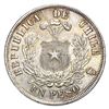 Image 2 : 1877 Chile Silver 1 Peso MS