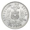 Image 2 : 1883 Chile Silver 1 Peso MS
