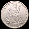Image 1 : 1862 Seated Liberty Half Dollar CLOSELY UNCIRCULATED