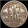 Image 2 : 1937 Boone Half Dollar NEARLY UNCIRCULATED
